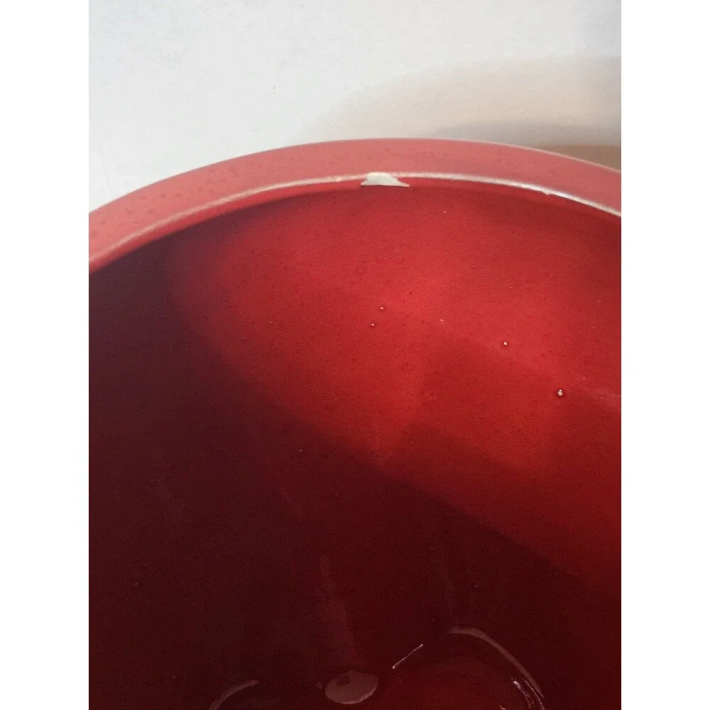 Rare Vintage Large Red Apple Cookie Jar